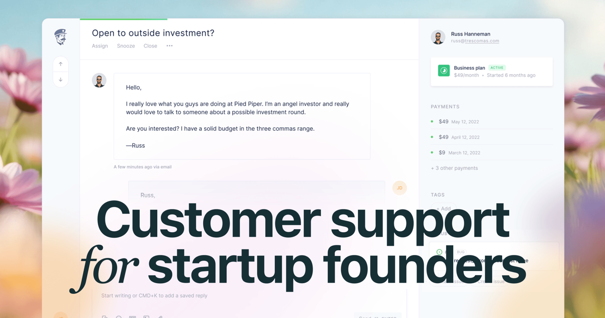 Fernand — The free customer support platform for SaaS founders Open Graph image